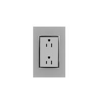 Placa Línea Venecia Blanco con Contacto Doble 127V
