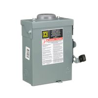 Interruptor de Seguridad 2 Polos 30A Nema 3R