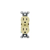 Contacto Doble Aterrizado 15A 127V Color Marfil