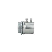 Conector de Acero Galvanizado para Tubo EMT de 1 1/4 de Pulgada  con Tornillo