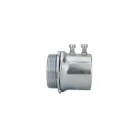 Conector de Acero Galvanizado para Tubo EMT de 1 1/2" con Tornillo