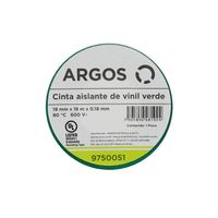Cinta Aislante de Vinil 19 mm x 18 m Color Verde