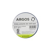 Cinta Aislante de Vinil 19 mm x 18 m Color Azul