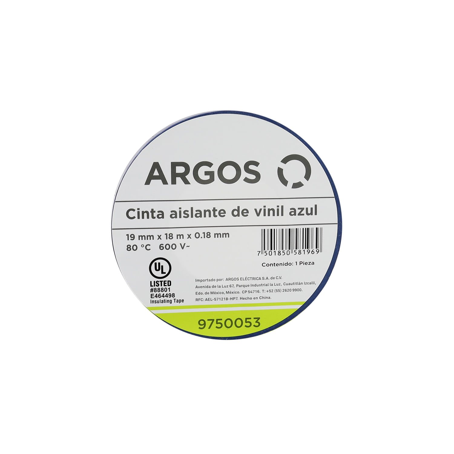 Cinta aislante de vinil - Argos