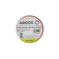 Cinta Aislante de Vinil 19 mm x 18 m Color Anaranjado