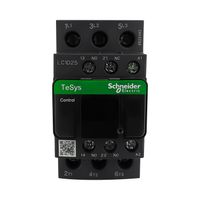 Contactor TeSysD 3P 440Vca 25A Tensión de Bobina 220Vca