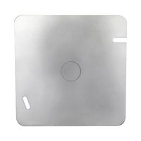 Tapa para Caja Cuadrada Galvanizada de 1"
