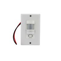 Placa para Pared con Sensor de Movimiento 180° 127V