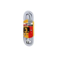 Extensión Doméstica 3 m Blanca 2x16 AWG