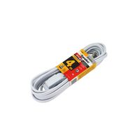 Extensión Doméstica 4 m Blanca 2x16 AWG