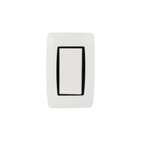 Placa Línea Verona con Apagador de Escalera 127V