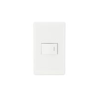Placa Línea Italia con Apagador de Escalera 127V