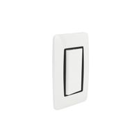 Placa Línea Verona con Apagador Sencillo 127V