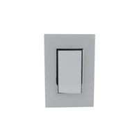 Placa Línea Venecia Blanco con Apagador de Escalera 127V