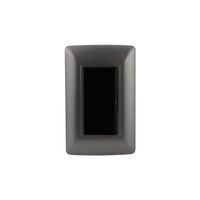 Placa Línea Graphite con Apagador Sencillo 127V