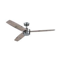 Ventilador de Techo Kari 52" Aspas Reversibles Color Roble Claro