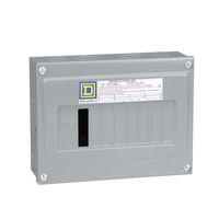 Centro de Carga QOD Zapatas Principales 100A 1F 3H 8Sp Nema 1 de Sobreponer