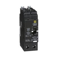 Interruptor mini atornillable marco E Square D de 2 Polos, 40A, 480Y/277 VCA y 18/25kA