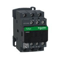 Contactor IEC, TeSys Deca, no reversible, 12 A, 7,5 HP a 480 VCA, hasta 100 kA SCCR, trifásico, 3 NO, bobina de 220 VCA 50/60 Hz, abierto