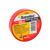 Cinta de Aislar Roja 19 mm x 18 m
