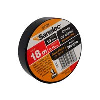 Cinta de Aislar Negra 19 mm x 18 m