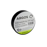 Cinta Aislante de Vinil 19 mm x 18 m Color Negro