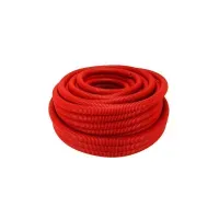 Poliflex Rojo Extra Resistente Residencial con Guía de 1/2  Pulgadas Rollo de 100 m