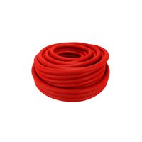 Poliflex Rojo Extra Resistente Residencial con Guía de 3/4  Pulgadas Rollo de 50 m