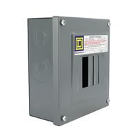 Centro de Carga QOD Zapatas principales 100 A 3F 4H 3SP Nema 1 de sobreponer
