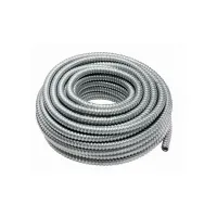 Tubo Conduit Metálico Flexible Tubos Mexicanos Flexibles, 1 1/2 pulgada, Rollo de 30 m