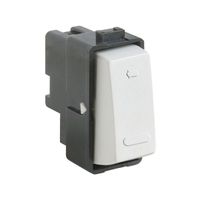 Pulsador Schneider Electric, 10A 127V, 1 Módulo, Blanco