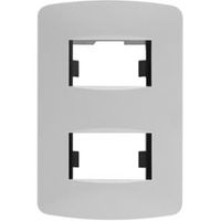 Placa Leviton de 1 Módulo, Acabado Pulido, Color Blanco