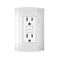 Kit Contacto Dúplex con Falla a Tierra (GFCI) Schneider Electric, 15A, 127V, Blanco