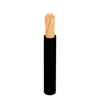 Cable Portaelectrodo Flexible Argos, Calibre 6 AWG, Negro, Rollo de 100 m