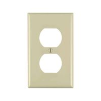 Placa de Nylon Leviton Decora, 1 Unidad, para Contacto Dúplex, Marfil