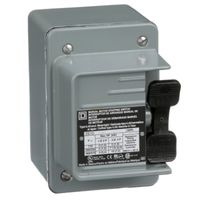 Interruptor Manual Schneider Electric, 2 Polos, 120/220V, Gabinete NEMA 4