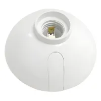 Portalámpara de Plástico Argos, Sencillo de Sobreponer, Base E26/E27