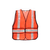 Chaleco de Seguridad Santul de Malla, Alta Visibilidad, Naranja, Unitalla