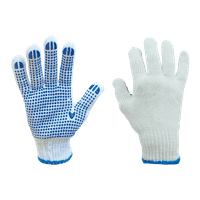 Guantes Tipo Japonés Argos con Puntos de PVC, Talla L (9 pulgadas)