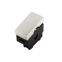 Interruptor Sencillo Modular Leviton Serie Cien 10A 250V Color Blanco