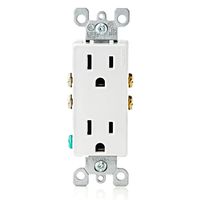 Contacto Dúplex Leviton Decora 15A 125V Color Blanco