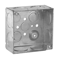 Caja Cuadrada Soldada Crouse Hinds 4x4 x 1 1/2 pulg Acero Reforzado