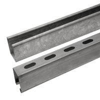 Perfil Unicanal Perforado Argos 41x21mm (4x2) Calibre 18 Tramo 3.05m