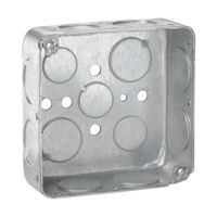 Caja Cuadrada Embutida Crouse Hinds 4x4 x 1 1/2 pulg K.O. 3/4 pulg