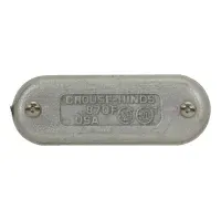 Tapa Ciega Redonda Crouse Hinds 2 1/2 y 3 pulg para Condulet Serie 7