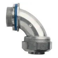 Conector Curvo 90° Liquid Tight Crouse-Hinds 3/4 pulg Zinc