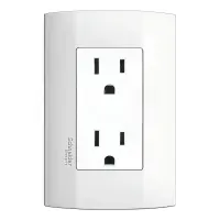 Contacto Dúplex Schneider Electric Duna, 15A, 127V, 2 Polos + Tierra, Blanco