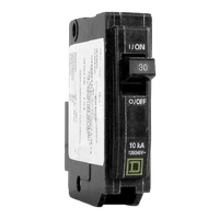 Interruptor Termomagnético QOW 1P 30 A Enchufable 10kA 240V