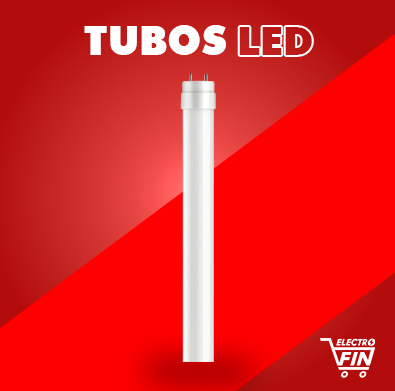 Tubo LED de bajo consumo para hogares y comercios