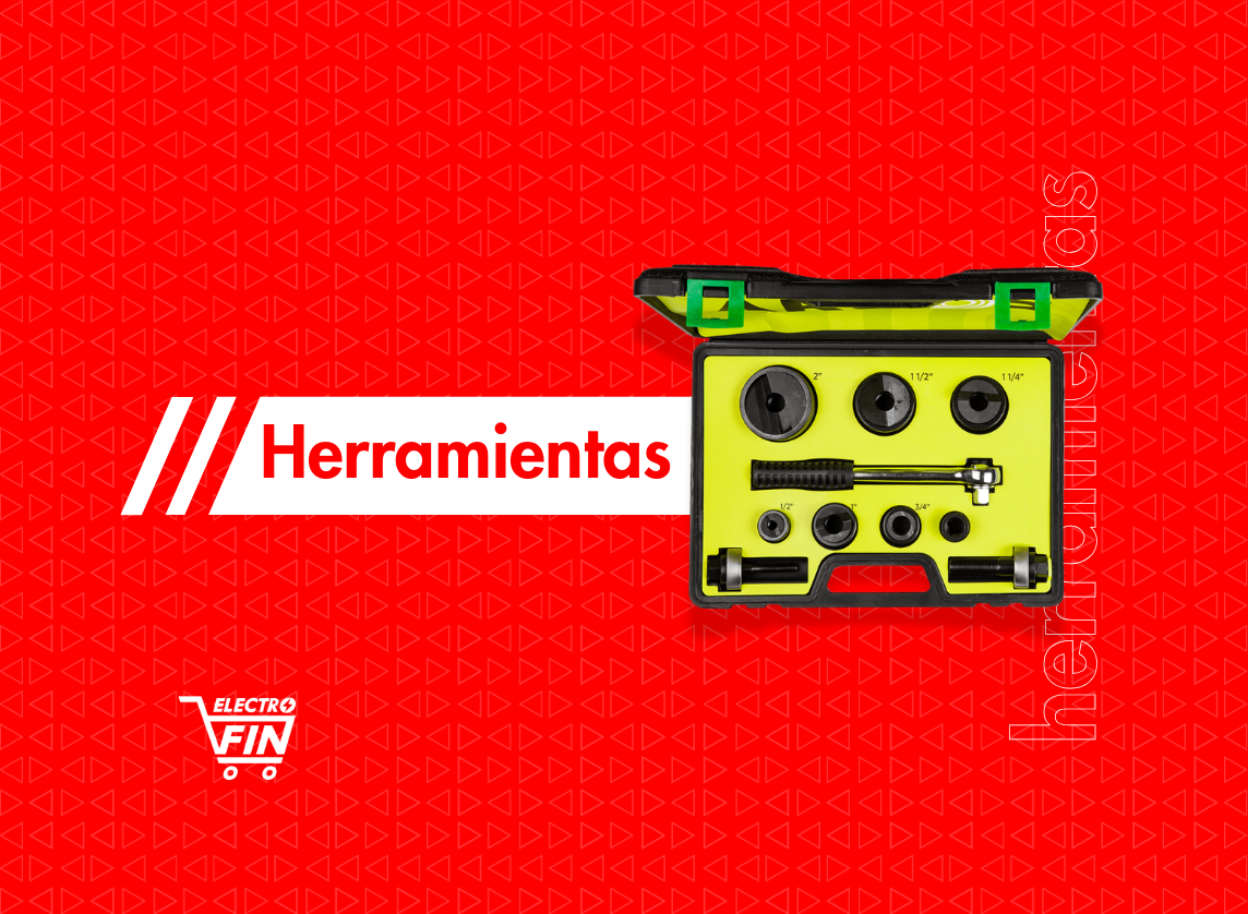 Equipo de herramientas eléctricas y manuales para construcción y mantenimiento